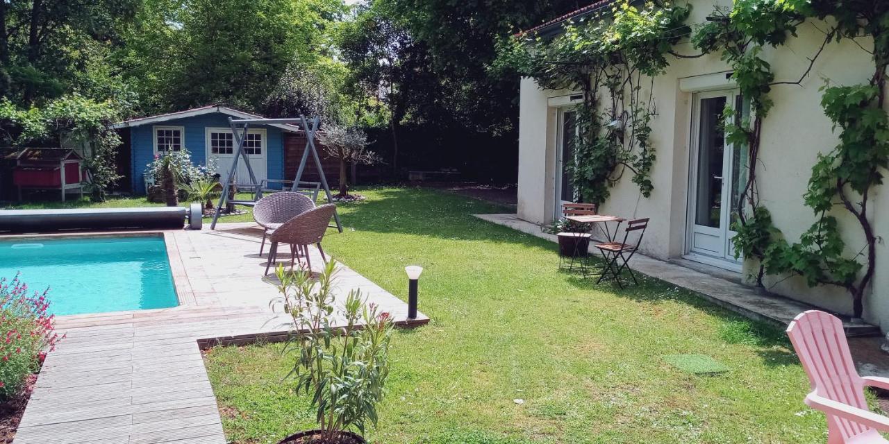 Merig'Home Chambre Bd Climatisee Dans Maison Avec Piscine Au Calme En Ville, Sdb & Toilettes Prives Angoulême Dış mekan fotoğraf