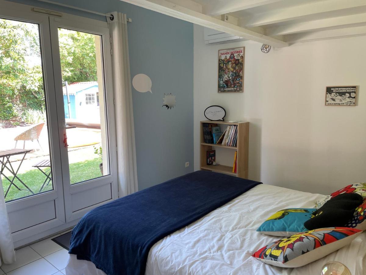 Merig'Home Chambre Bd Climatisee Dans Maison Avec Piscine Au Calme En Ville, Sdb & Toilettes Prives Angoulême Dış mekan fotoğraf